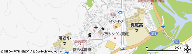 岡山県真庭市落合垂水510周辺の地図