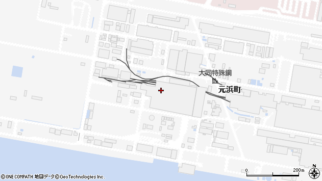 〒477-0035 愛知県東海市元浜町の地図