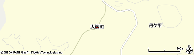 愛知県岡崎市大柳町周辺の地図
