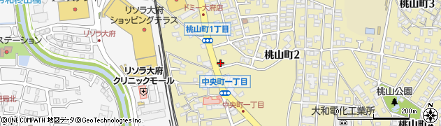 心花・美容院周辺の地図