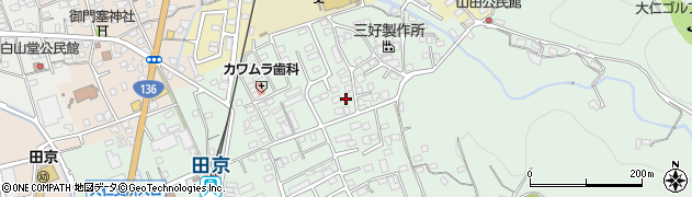静岡県伊豆の国市田京714周辺の地図