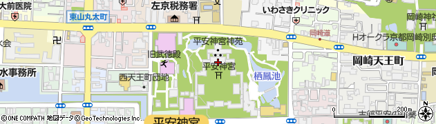 平安神宮周辺の地図