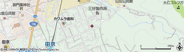 静岡県伊豆の国市田京716周辺の地図
