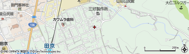 静岡県伊豆の国市田京717周辺の地図