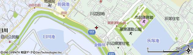 滋賀県栗東市川辺575周辺の地図