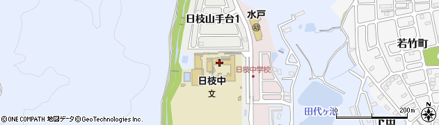 湖南市立日枝中学校周辺の地図
