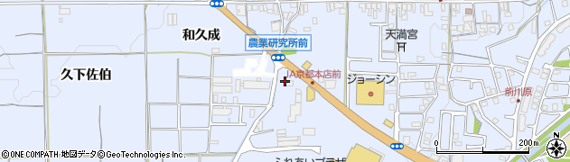 京都府亀岡市余部町天神又8周辺の地図