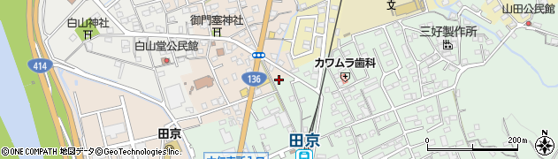 静岡県伊豆の国市田京680周辺の地図