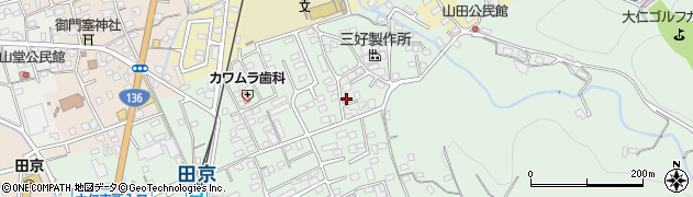 静岡県伊豆の国市田京721周辺の地図