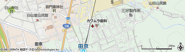 静岡県伊豆の国市田京692周辺の地図