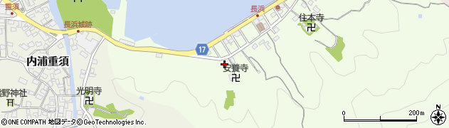 静岡県沼津市内浦長浜167周辺の地図