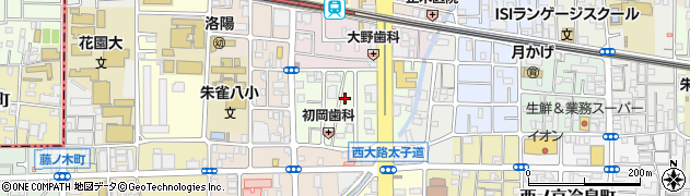 京都府京都市中京区西ノ京中御門東町70周辺の地図