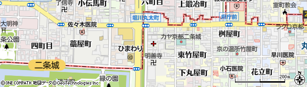 京都府京都市中京区七町目周辺の地図