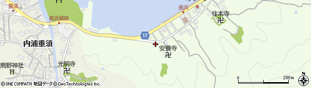 静岡県沼津市内浦長浜168周辺の地図