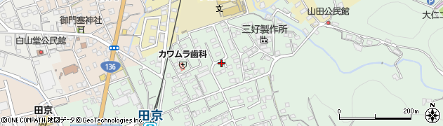 静岡県伊豆の国市田京708周辺の地図