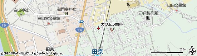 静岡県伊豆の国市田京691周辺の地図