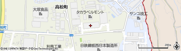 タカラベルモント株式会社　滋賀事業所湖南ターミナル周辺の地図