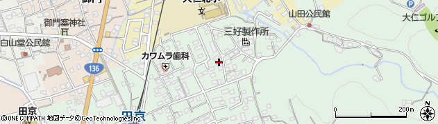 静岡県伊豆の国市田京713周辺の地図