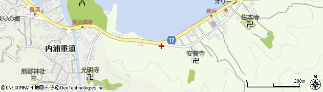 静岡県沼津市内浦長浜195周辺の地図