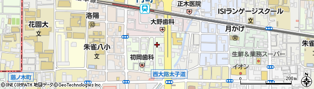京都府京都市中京区西ノ京中御門東町126周辺の地図