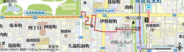京都壁装株式会社周辺の地図
