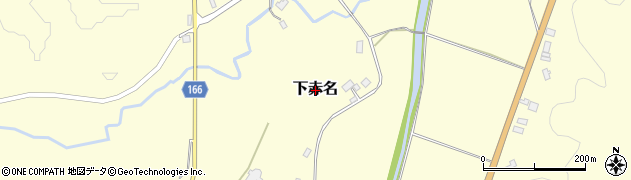 島根県飯南町（飯石郡）下赤名周辺の地図
