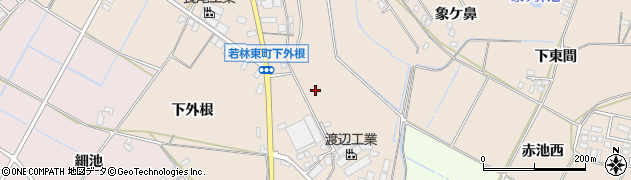 愛知県豊田市若林東町赤池周辺の地図