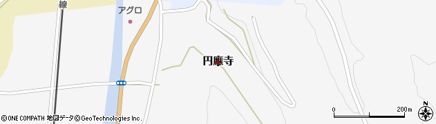 兵庫県佐用町（佐用郡）円應寺周辺の地図