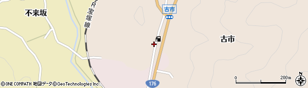 兵庫県丹波篠山市古市154周辺の地図