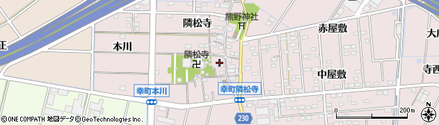 愛知県豊田市幸町隣松寺117周辺の地図