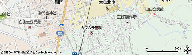 静岡県伊豆の国市田京700周辺の地図