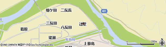 京都府亀岡市保津町辻堂周辺の地図