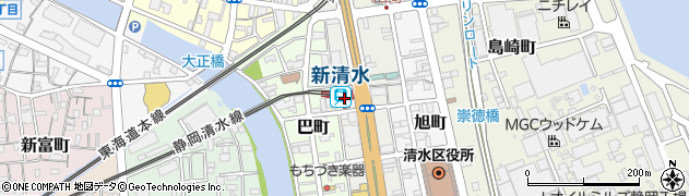 新清水駅周辺の地図