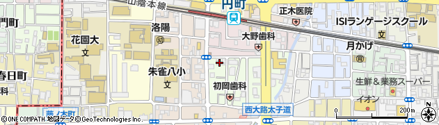 京都府京都市中京区西ノ京中御門東町5周辺の地図