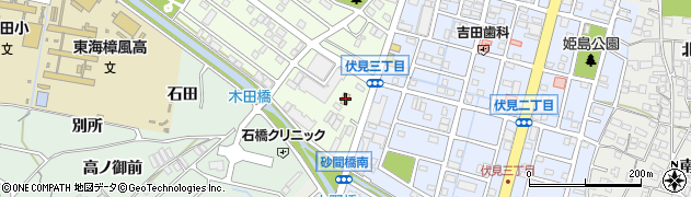 ファミリーマート東海中央町店周辺の地図