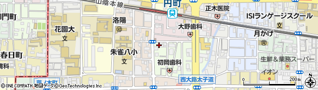 京都府京都市中京区西ノ京中御門東町2周辺の地図