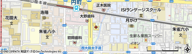 京都府京都市中京区西ノ京中御門東町134周辺の地図