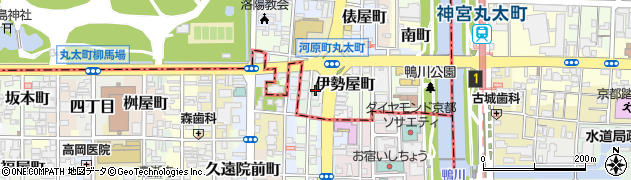 京都府京都市上京区東土御門町周辺の地図