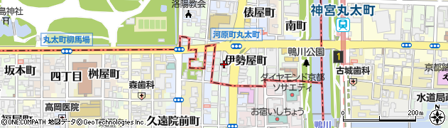 京都府京都市上京区東土御門町周辺の地図