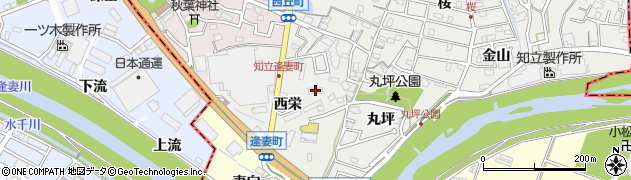 愛知県知立市逢妻町西栄6周辺の地図
