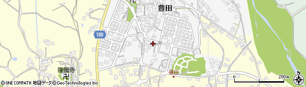 滋賀県蒲生郡日野町豊田184周辺の地図
