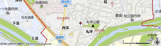 愛知県知立市逢妻町西栄1周辺の地図