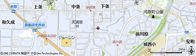 京都府亀岡市余部町榿又36周辺の地図