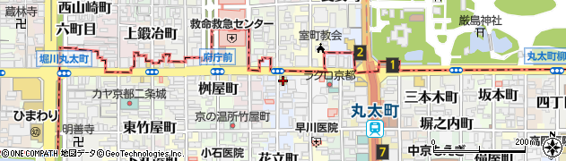フレスコ丸太町店周辺の地図