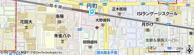 京都府京都市中京区西ノ京南円町76周辺の地図