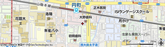 京都府京都市中京区西ノ京南円町79周辺の地図