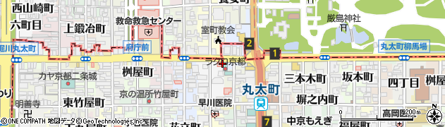 京都府京都市中京区道場町3周辺の地図