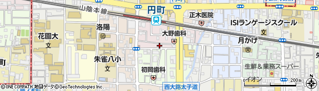 京都府京都市中京区西ノ京南円町73周辺の地図