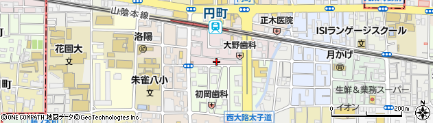 京都府京都市中京区西ノ京南円町71周辺の地図