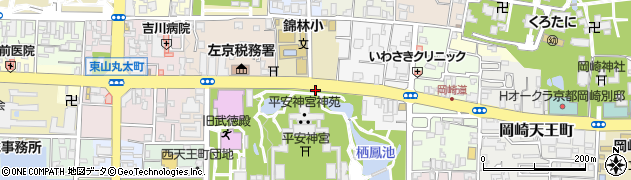 京都府京都市左京区岡崎入江町周辺の地図